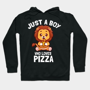 Just A Boy Who Loves Pizza Cute Italian Food Lover Hoodie